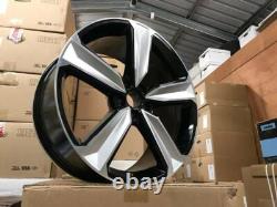 20 Jantes en Alliage Style RS4 RS5 2020 Noir Brillant Usiné Audi A5 A6 A7 5x112