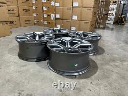 20 Jantes en Alliage Style RS6 2023 Couleur Gun Metal pour Audi A4 A5 A6 A7 A8 Q5 Q7