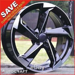20 Jantes en alliage de style A9 BP avec 4 pneus, compatibles avec AUDI A4 A5 A6 A7