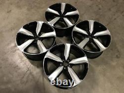 20 Nouvelles Jantes Alliage Style RS4 RS5 Noir Brillant Usiné Audi A5 A6 A7 A8 5x112