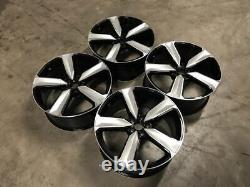 20 Nouvelles Jantes Alliage Style RS4 RS5 Noir Brillant Usiné Audi A5 A6 A7 A8 5x112