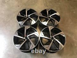 20 Nouvelles Jantes Alliage X4 2020 Style RS5 Noir Brillant Usiné Audi A4 A5 A6 A8 Q7