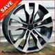20 Roues En Alliage Suzuka Bp Style Avec 4 Pneus S'adaptent Au Vw Tiguan
