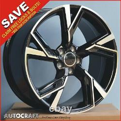 20 Rs6 E Bp Style Alloy Whoels Tyres Convient Audi A4 A5 A6 A7 A8