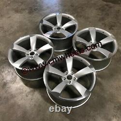 20 Ttrs Rotor Style Alliage Roues Deep Concave Argent Machined Audi A7 S7 Rs7