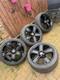 20 Jantes En Alliage Noires Style Bbs + 4 Pneus Pirelli Scorpion Verde