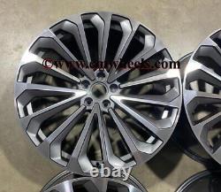 20 nouvelles jantes en alliage style E Tron GT 2021 Gun Metal usiné pour VW Transporter T6