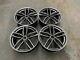 21 Rs6 C Style Alloy Wheels Satin Gun Metal Machined Audi A5 A7 S5 S7 Rs5 Rs7