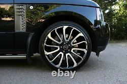 22 Pouces Turbine 7007 Style Land Rover & Range Rover Sport Alliage Roues Seulement