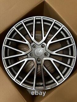 22 Roues en alliage de style Porsche Pisa pour Cayenne Q7 Touareg Nouveau Cayenne x4 ET48