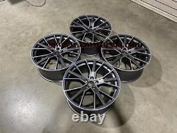 22 X4 Jantes en Alliage de Style RS6 Performance Couleur Gun Metal Usinées pour Audi Q7 SQ7 5x112