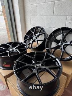4X19 JANTES EN ALUMINIUM AUDI RS/S3/A3 VORSPIUNG STYLE NEUVES Satin MATT 5X112