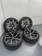4x 19 Vw Golfr Estoril Style Jantes En Alliage. 5x112 Avec Découpe Diamant.