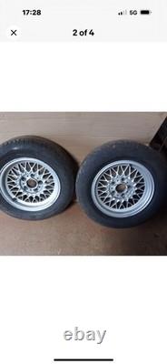 4 X 15 Jantes Alliage Bmw Style 5 E34 E28 E24 E36 BBS 5x120 Rayons Croisés 1179774