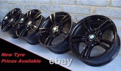 4 jantes en alliage BMW Série 1234 18 authentiques style 400M noir brillant