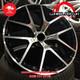 4 X 19 507 Jantes En Alliage Style Amg Noires/polies Déportées Adaptées Pour Mercedes Classe C