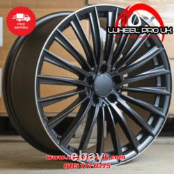 4 x 19 Jantes en Alliage CLS-3 Style AMG Noir Mat/Rim Poli Décalé Mercedes Classe E
