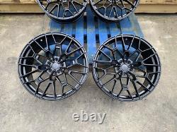 4 x BMW 2 3 4 5 19 Jantes en Alliage Gloss Black Style 1000M G80 M3 G42 G20 G30