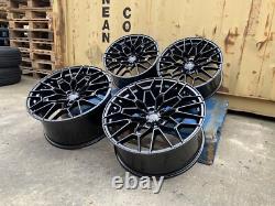 4 x BMW 2 3 4 5 19 Jantes en Alliage Gloss Black Style 1000M G80 M3 G42 G20 G30