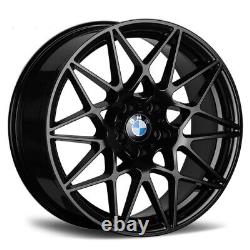 4 x BMW Série 3 4 5 20 Roues en alliage style Comp M3 666M satin noir F30 F32
