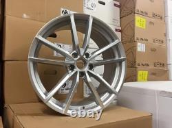 4x 19 Jantes en Alliage Style Pretoria Argent Volkswagen Golf Mk5 Mk6 Mk7 5x112