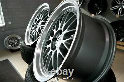 4x 19 Pouces 5x112 Bbs LM Style Wheels For Mercedes Audi Vw Alloy Rims Lip Forzza