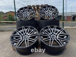 4x 20 JANTES EN ALLIAGE BMW STYLE COMPÉTITION DÉCALÉES + 4 NOUVEAUX PNEUS 5x120