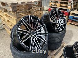 4x 20 JANTES EN ALLIAGE BMW STYLE COMPÉTITION DÉCALÉES + 4 NOUVEAUX PNEUS 5x120