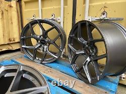 4x 20 JANTES EN ALLIAGE BMW STYLE COMPÉTITION DÉCALÉES 5x120 SUPER CONCAVE GUN