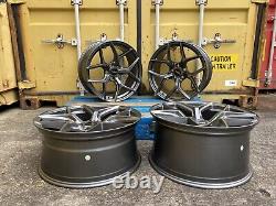 4x 20 JANTES EN ALLIAGE BMW STYLE COMPÉTITION DÉCALÉES 5x120 SUPER CONCAVE GUN