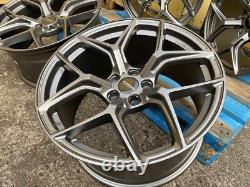 4x 20 JANTES EN ALLIAGE BMW STYLE COMPÉTITION DÉCALÉES 5x120 SUPER CONCAVE GUN