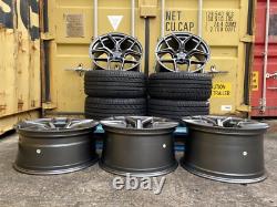 4x 20 JANTES EN ALLIAGE BMW STYLE COMPÉTITION DÉCALÉES 5x120 SUPER CONCAVE GUN