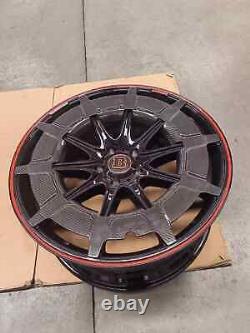4x Carbone Forgé 23 Mercedes G Wagon G63 Brabus Mono Style Roues en Alliage 5x130