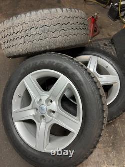 4x Jantes en Alliage de Style 20 d'Origine Land Rover + Pneus Goodyear AT Defender