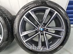 4x Jantes en alliage 19 Style 630 d'origine BMW 6 G32 7 G11 G12 et pneus