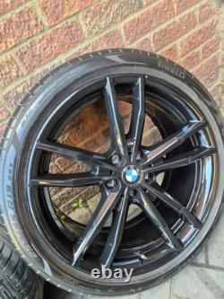 4x Jantes en alliage 19 pouces et pneus d'origine BMW série 3 / 4 5x112 G20 21 22. Style 791