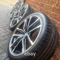 4x Jantes en alliage et pneus BMW 3 / 4 19 Style 797m d'origine G20 22 M Performance