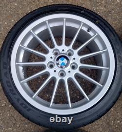 4x Véritables Roues en Alliage Staggered BMW E46 Style 32 Pneus 18 1095340 1095341