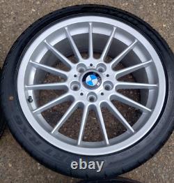 4x Véritables Roues en Alliage Staggered BMW E46 Style 32 Pneus 18 1095340 1095341