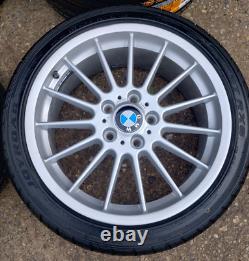 4x Véritables Roues en Alliage Staggered BMW E46 Style 32 Pneus 18 1095340 1095341
