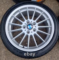 4x Véritables Roues en Alliage Staggered BMW E46 Style 32 Pneus 18 1095340 1095341