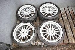 4x Véritables roues en alliage BMW E46 Style 32 à déport, pneus 18 1095340 1095341