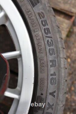 4x Véritables roues en alliage BMW E46 Style 32 à déport, pneus 18 1095340 1095341