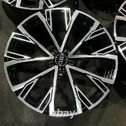 Affichage Ex 20 Audi 2022 Style Alliage Roues 9jx20 Et35 Audi A4 A5 A6 A7 Q3 Q5 +