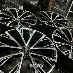 Affichage Ex 20 Audi 2022 Style Alliage Roues 9jx20 Et35 Audi A4 A5 A6 A7 Q3 Q5 +