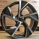 Audi A4 A5 A6 A7 A8 Q5 X4 19 S3 2025 Jantes En Alliage Style 8,5j Et35 Noires Mf