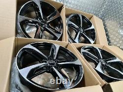 Audi S Line Rotor Rota S7 Style 19 Alloy Wheels Black Edition A4 A5 A6 A7 Caddy