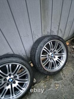 BMW E46 M3 JANTES EN ALUMINIUM D'ORIGINE STYLE 67 DÉCALÉES 8Jx18 9Jx18 5x120