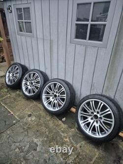 BMW E46 M3 JANTES EN ALUMINIUM D'ORIGINE STYLE 67 DÉCALÉES 8Jx18 9Jx18 5x120