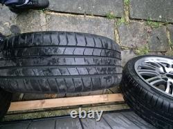 BMW E46 M3 JANTES EN ALUMINIUM D'ORIGINE STYLE 67 DÉPORTÉES 8Jx18 9Jx18 5x120